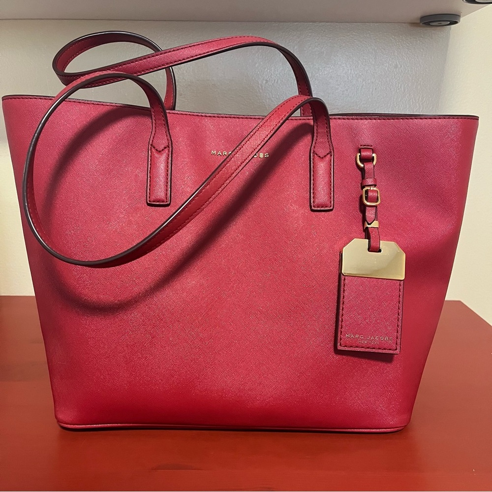 Marc Jacobs Saffiano Leather Tote Bag